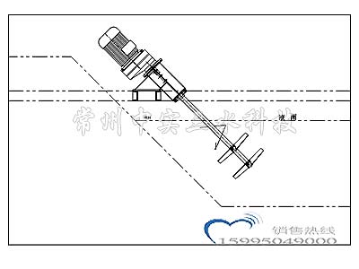 中實(shí)三水淬火槽用冷卻攪拌機(jī)