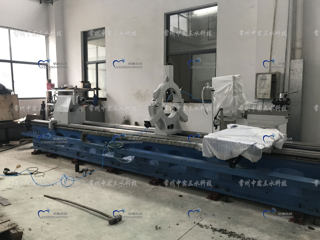 6米高精度數(shù)控機(jī)床安裝中1